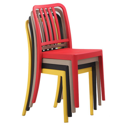 acheter Conception contemporaine empilable chaise de salle à manger en plastique en résine PP complète pour banquet et extérieur intérieure durable fabrication en ligne