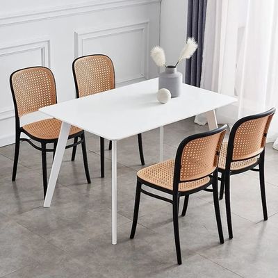 acheter Salle à manger en rotin empilable Chaises en plastique Chaises à manger en plastique pour banquet fabrication en ligne