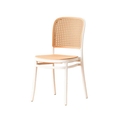 acheter Chaise de café en plastique chaise de bistrot en rotin chaises de salle à manger en plastique contemporaines fabrication en ligne