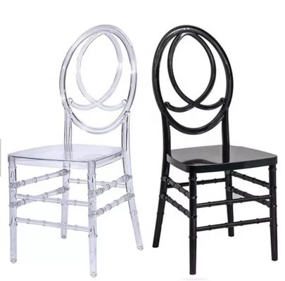 acheter Chaise de phénix en résine acrylique moderne Chaises Chiavari en résine blanche fabrication en ligne