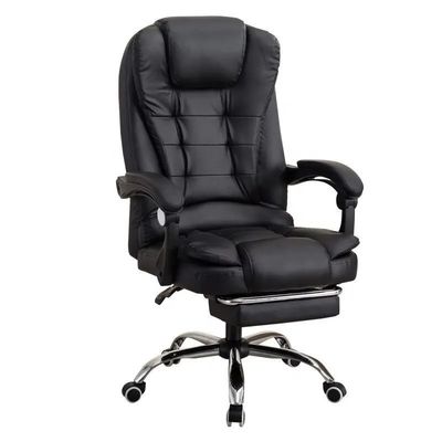 acheter Chaise tournante exécutive en cuir à dos haut chaise de bureau Ergo avec repose-pieds fabrication en ligne