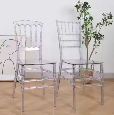acheter Chaises Chiavari en acrylique transparent empilable Pour banquet Lucite Chaises Chiavari fabrication en ligne