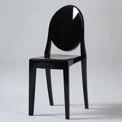 acheter Chaises de Chiavari en plastique nordique Polypropylène Acrylique Noir Chaise Chiavari fabrication en ligne