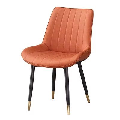 acheter Design moderne Élégance tapisserie Chaises à manger avec des jambes en métal et en cuir PU Taille du produit W55*D46*H83cm fabrication en ligne