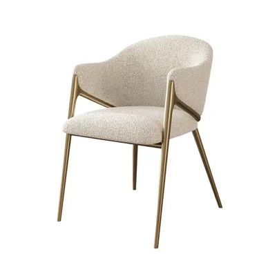 acheter Des chaises de cuisine en tissu rembourrée avec des jambes en métal fabrication en ligne
