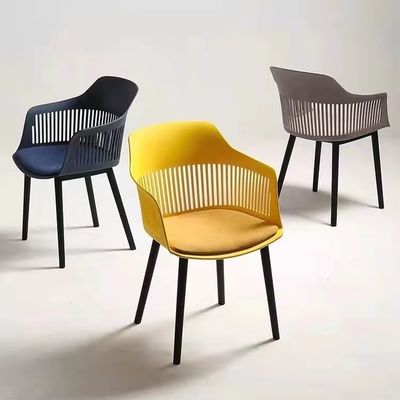 acheter Chaises de salle à manger en plastique jaune fabrication en ligne