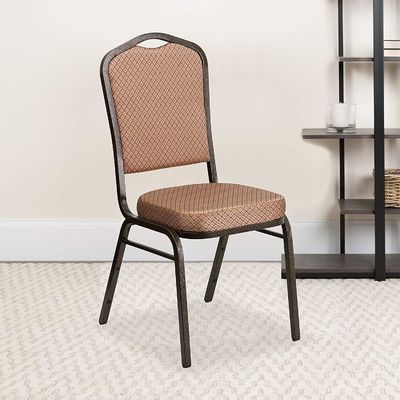 acheter Chaise de banquet contemporaine empilable en métal doré pour événements hôteliers et fêtes fabrication en ligne