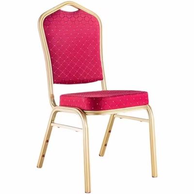 acheter Métaux empilés Aluminium Location Or Métaux Fer Acier Hôtel Banquet Événement de mariage Chaises pour banquets fabrication en ligne