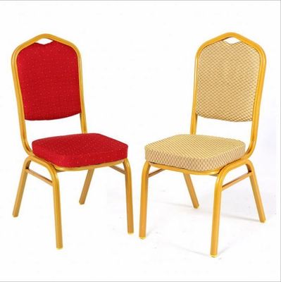 acheter Chaise de fête en métal d'or empilable pour un banquet d'hôtel fabrication en ligne