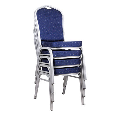 Chaises de banquet bleues commerciales de 22 kg