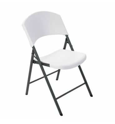 Chaise pliante en HDPE pour mariage Chaises pliantes en plastique blanc pour hôtel et restaurant