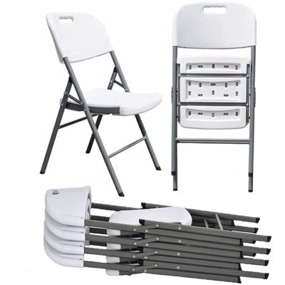 Chaises de patio pliantes en plastique étanches et légères pour les pique-niques en plein air