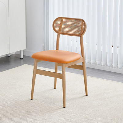 OEM ODM Chaise de salle à manger en bois en rotin et chaises à manger en bois