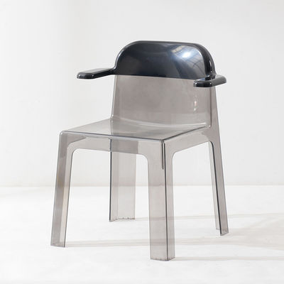 Chaises de cuisine en plastique transparent en acrylique