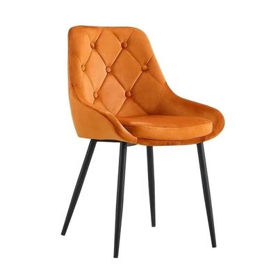 Meubles de salon confortables et durables en tissu Chaise à manger en velours Taille du produit 560*560*840mm