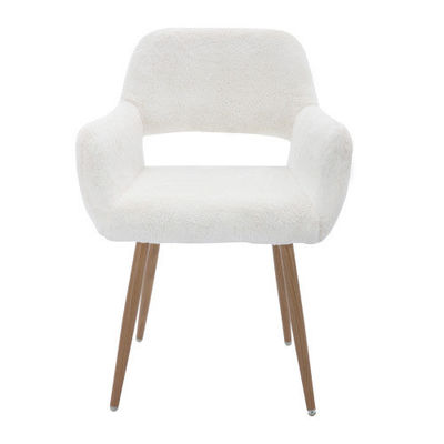 Ensemble de 2 chaises à manger confortables de design nordique moderne avec des jambes métalliques en fer Taille du produit 23.23*18.11*31.1