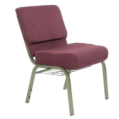 Des chaises d'église en rouge pour les meubles de théâtre