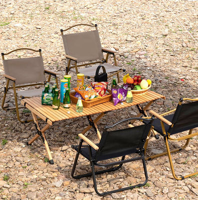 Assise de poignet en hêtre léger portable en métal pliable